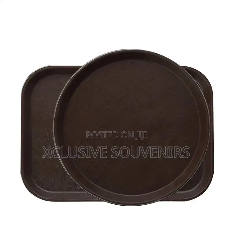 3in1 Anti Skid Rectangular/Round Serving Tray