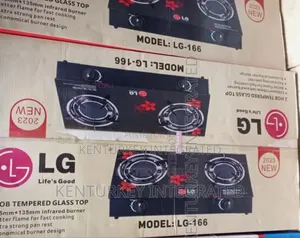 Lg Table Top Glass Gas Cooker