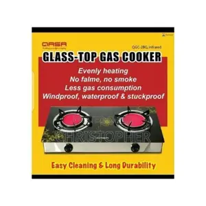 Qasa Glass Table Top Gas Cooker for Gas Savinggc2bg Infrared