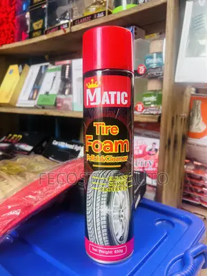 MATIC 650ml Tyre Foam Cleaner Car Shine Tyre Foam Spray