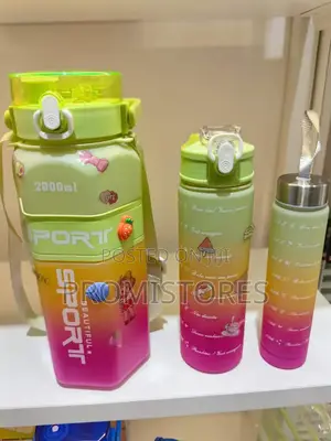 3in1 Water Bottle Mixed Colour