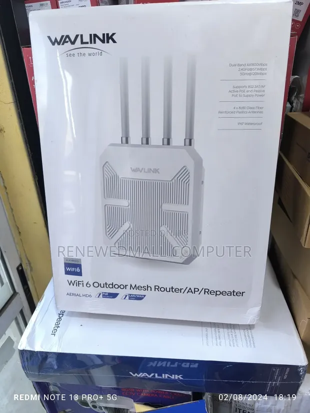 Wavlink Wifi 6 Outdoor Mesh Router Ap Repeater in Ikeja
