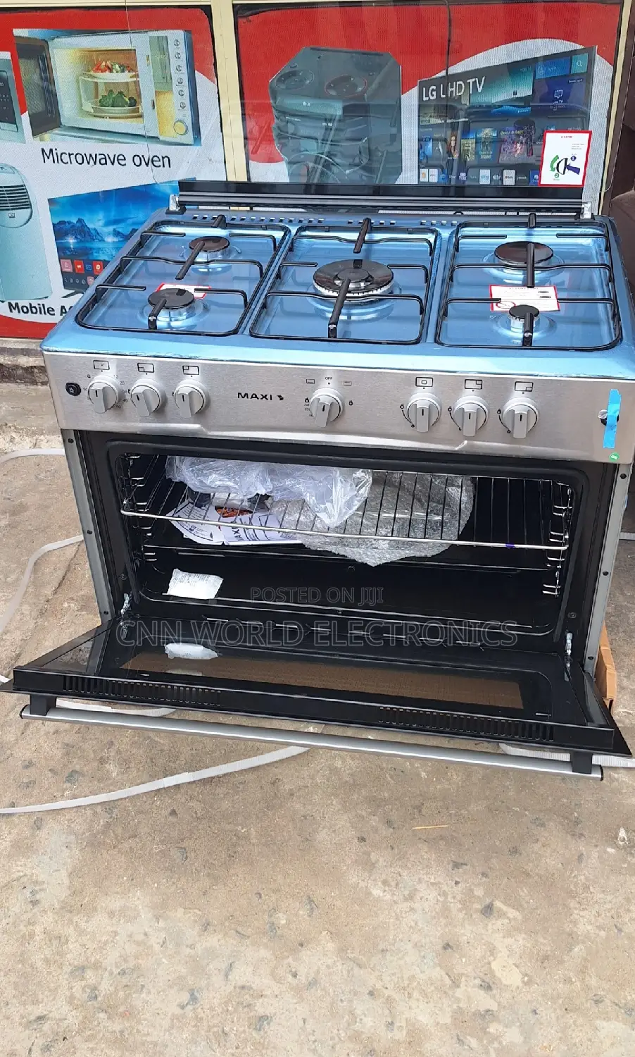 High Quality Maxi 5 Burners Automatic (90cm) With Oven