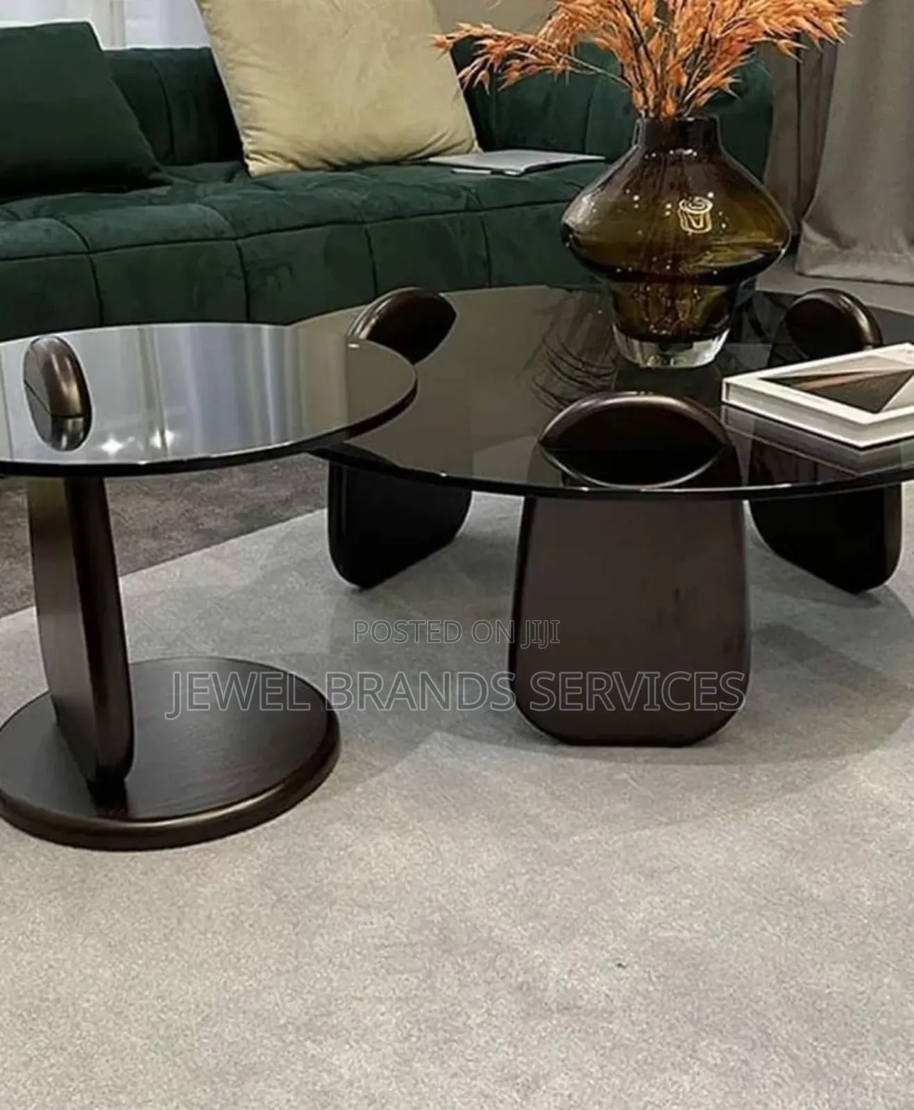 Modern Center Table With Side Stool