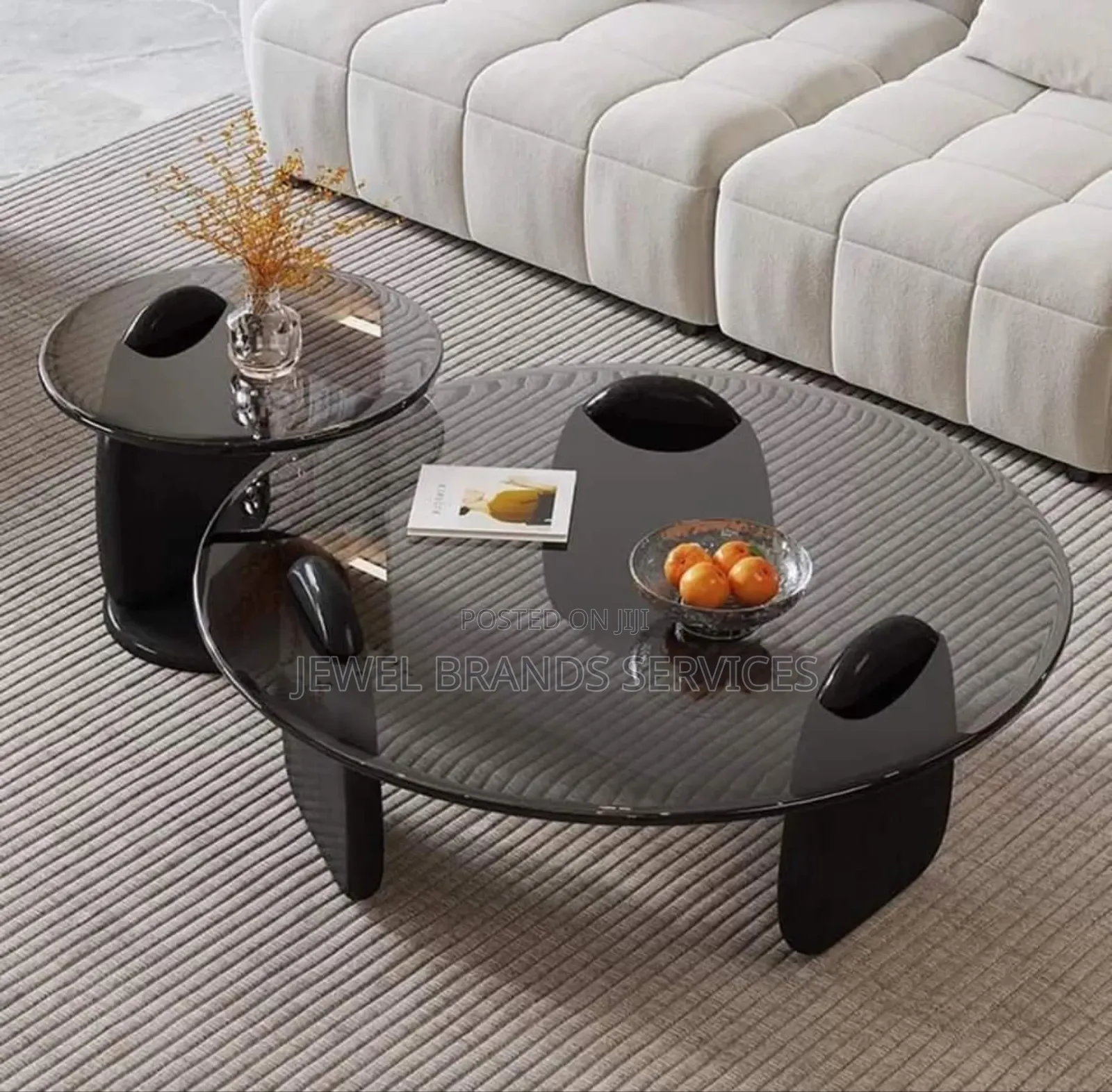Modern Center Table With Side Stool