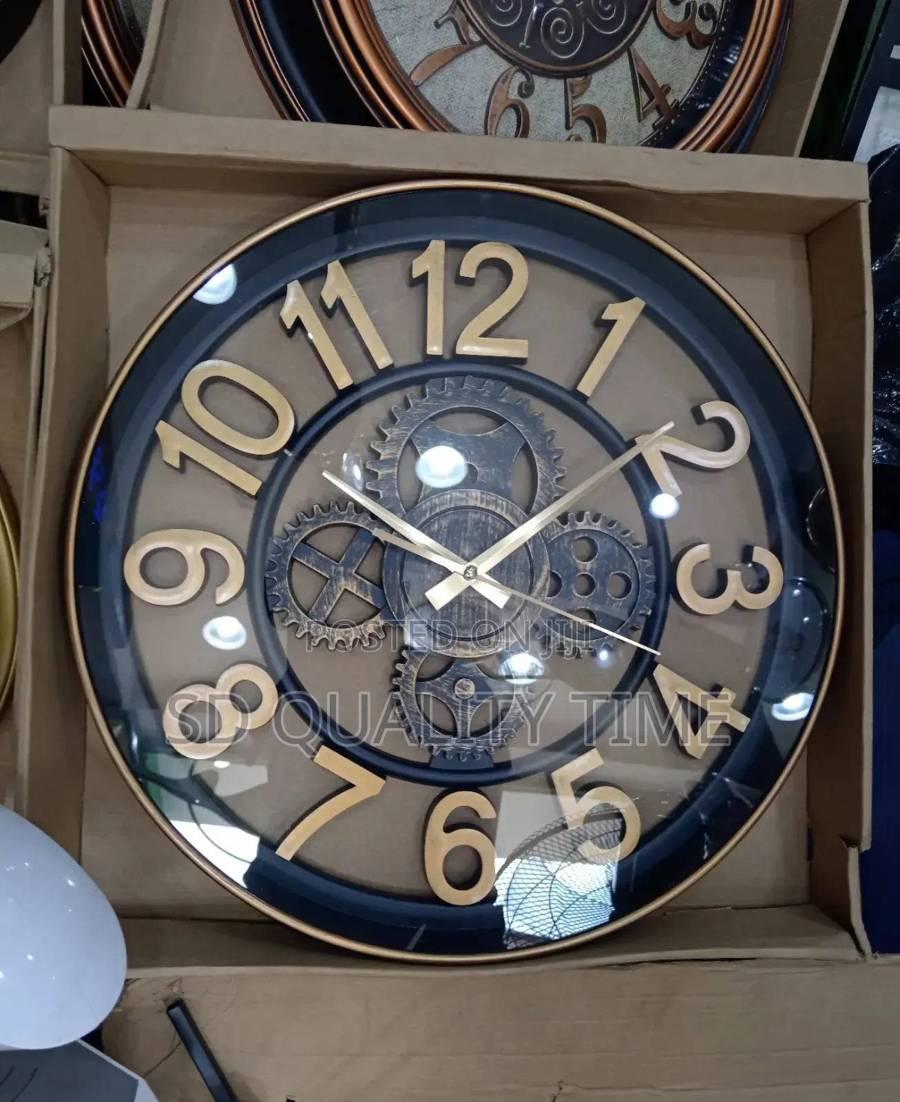 Interior Wall Clock 3d Numbered