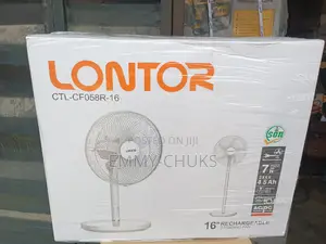 New Lontor Rechargeable Fan 16"