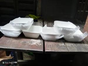 Simple Style Ceramic Glass Plate (6pcs