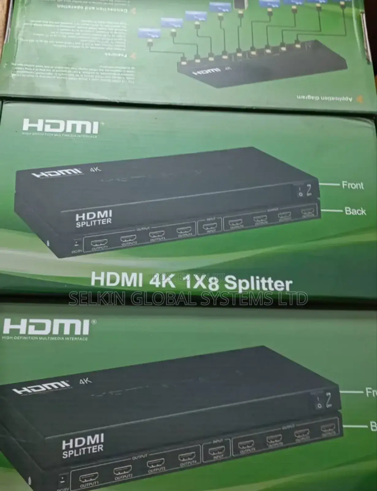 HDMI 8 Port Splitter With Power Supply