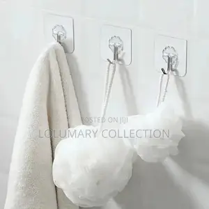 Transparent Decorative Wall Hooks (12pcs