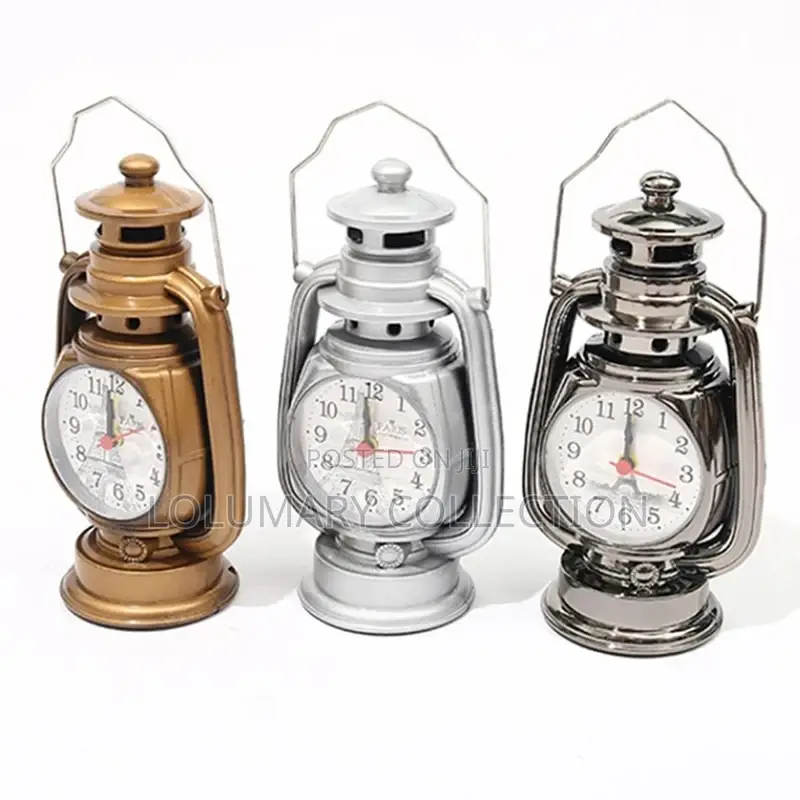 Lantern Shape Alarm Clock a Table Clock Living Room Decor