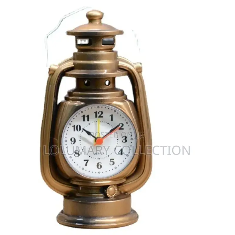 Lantern Shape Alarm Clock a Table Clock Living Room Decor