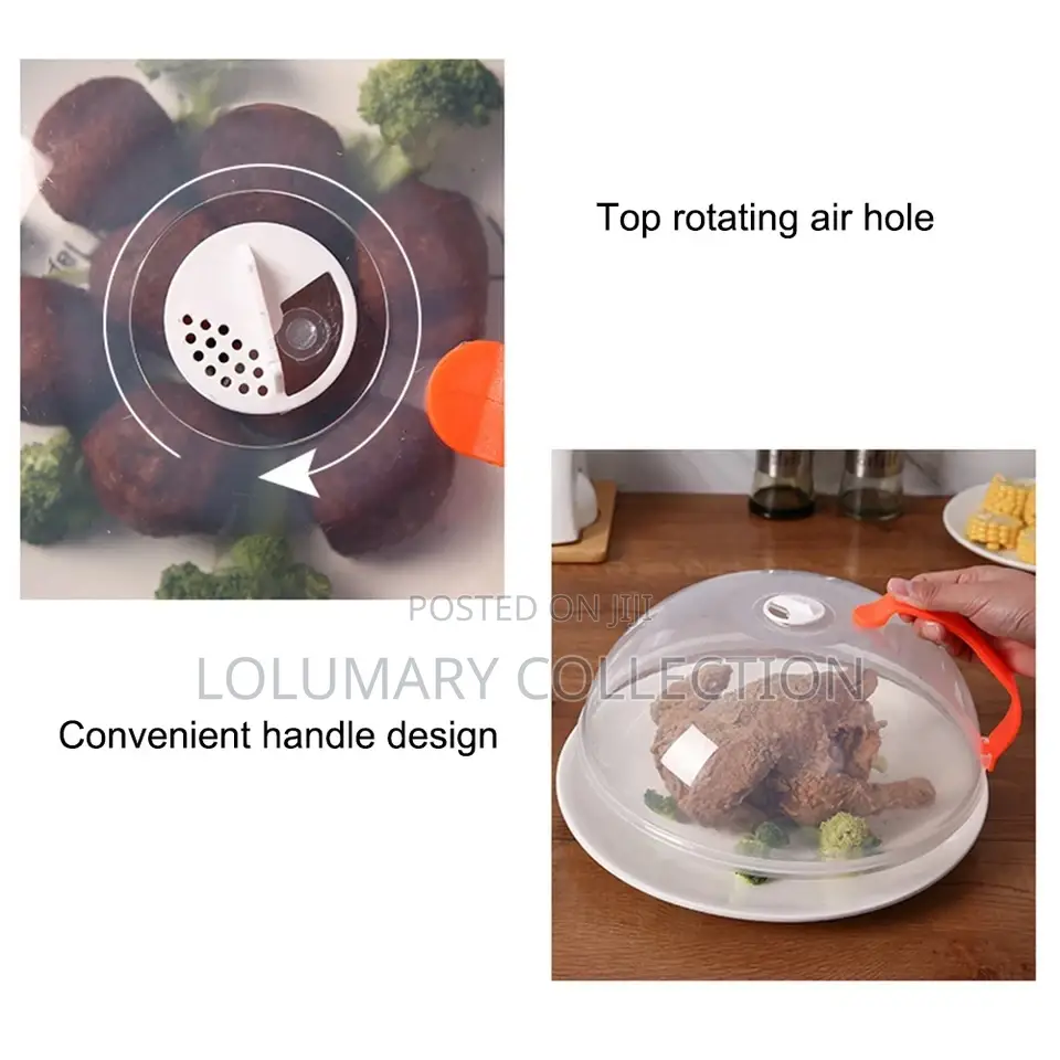 High Quality Microwave Plate Cover With Handle