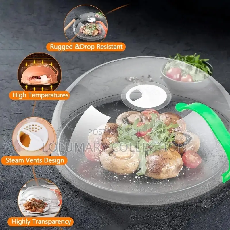 High Quality Microwave Plate Cover With Handle