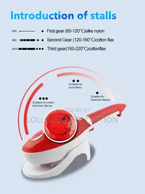 Portable Handheld Steaming Iron With Brush