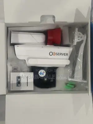 Observer Double Lens Solar Cctv Camera Megaphone Speaker