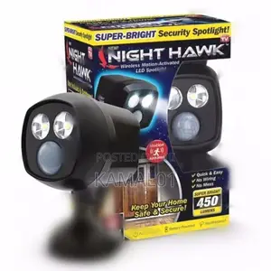Night Hawk Wireless Motion Sensor Home Safety Lighting