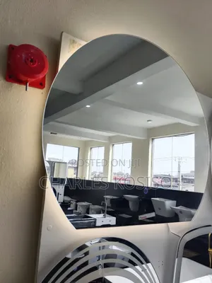 Led Mirror Semi Oval Shape
