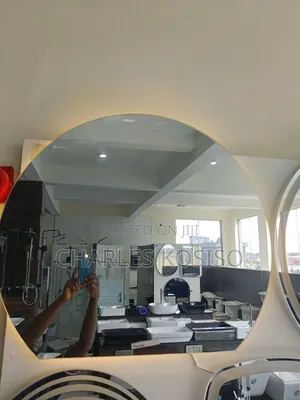 Led Mirror Semi Oval Shape