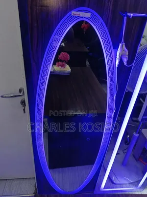 Led Mirror Oval Versace Shape