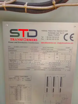 15mva 33/11kv STD Transformer (On Load)