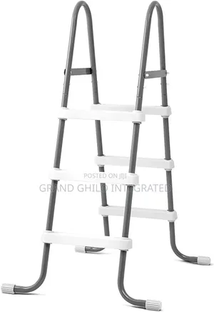 Intex Entry Ladder for Pools Up to 91 Cm Height Silver Grey