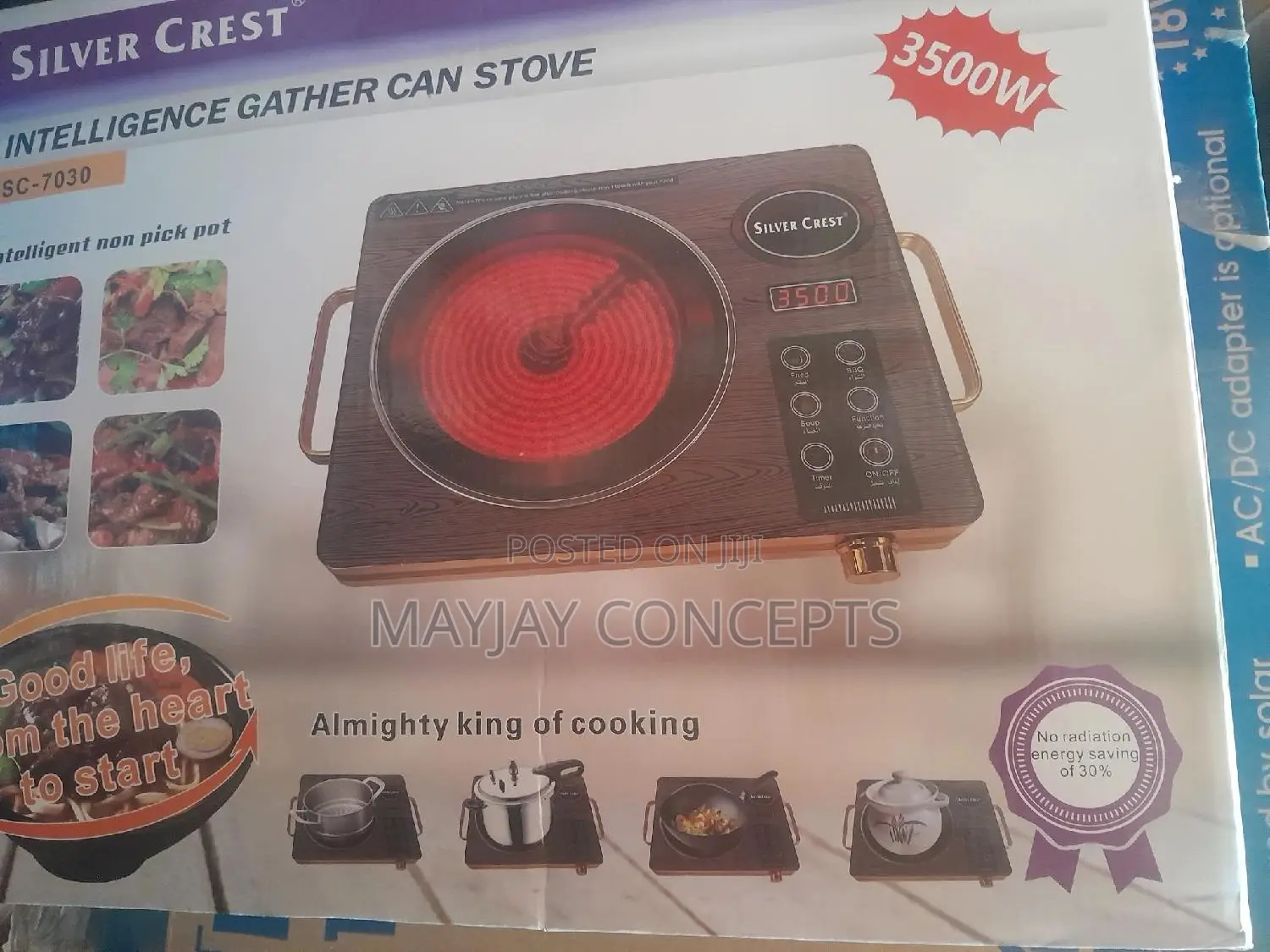 Silvercrest Infrared Hot Plate Cooker With 7 Functions Timer