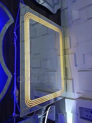 LED Square Mirror With 3 Light 