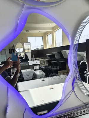 LED Square Mirror With 3 Light 