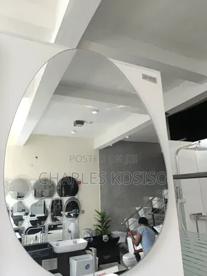 LED Mirror Egg Square With 3 Light
