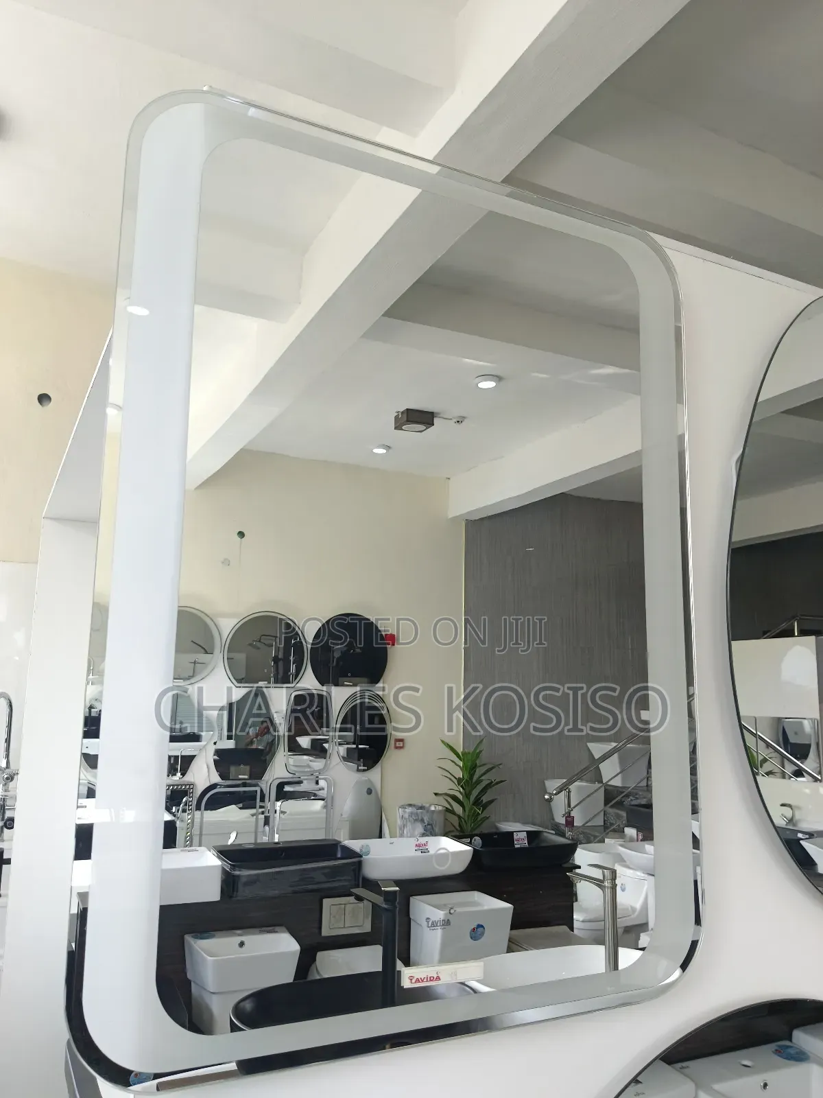 LED Mirror  With 3 Light