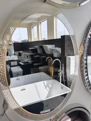 LED Mirror Oval Versace Shape With 3 Light 