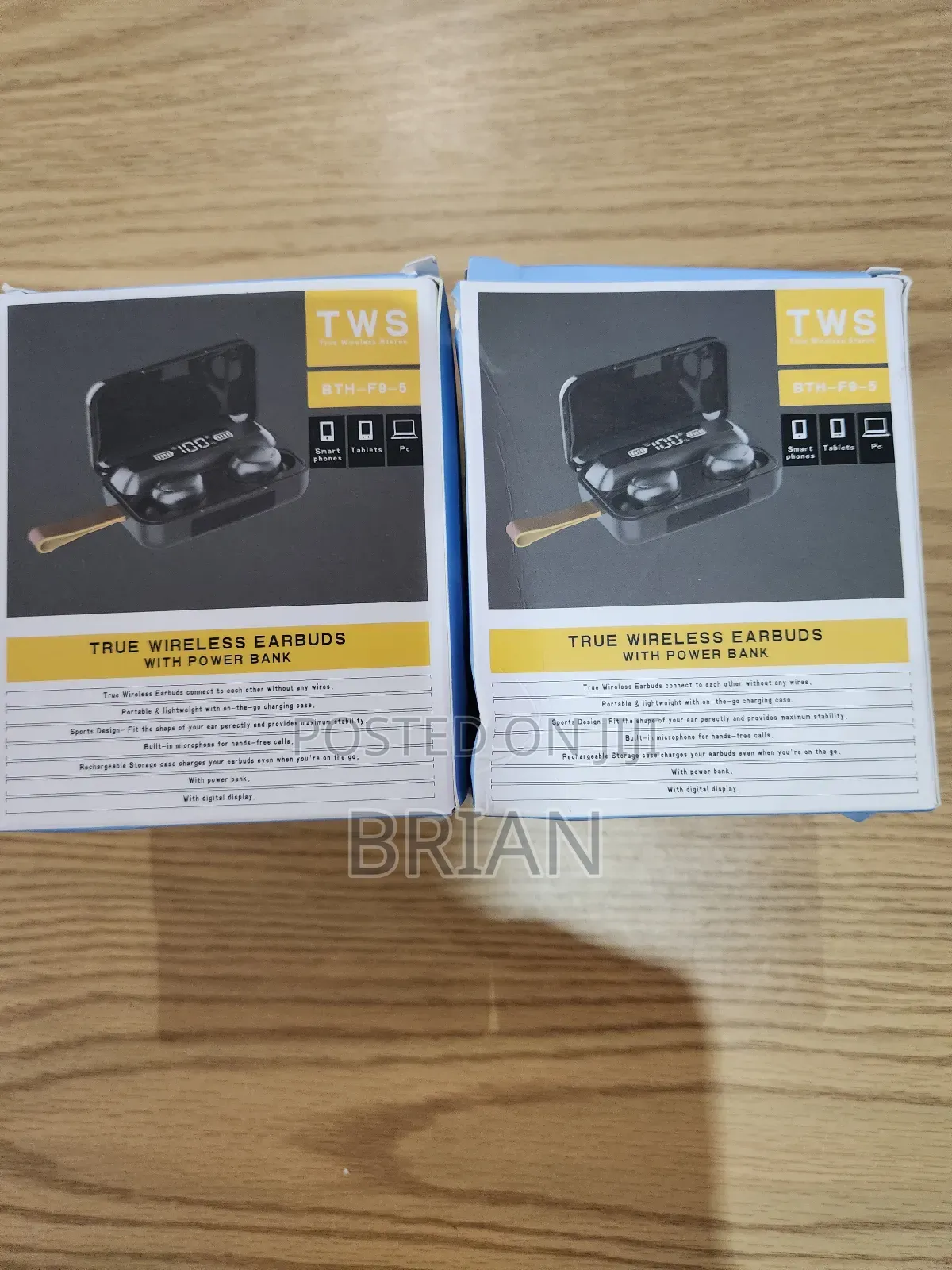True Wireless Earbuds Bluetooth With Power Bank