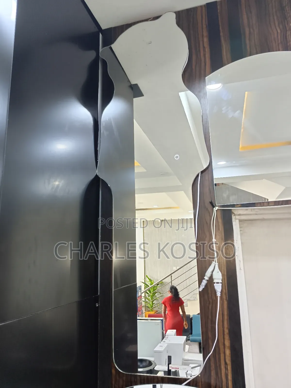 LED Mirror Teddy Bear Shape