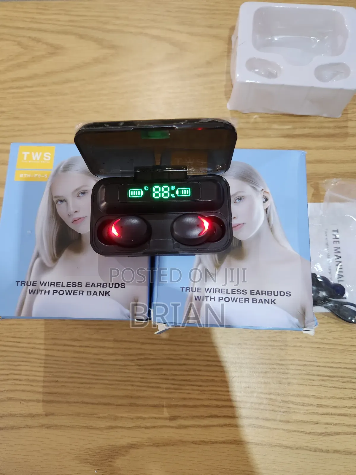 True Wireless Earbuds Bluetooth With Power Bank