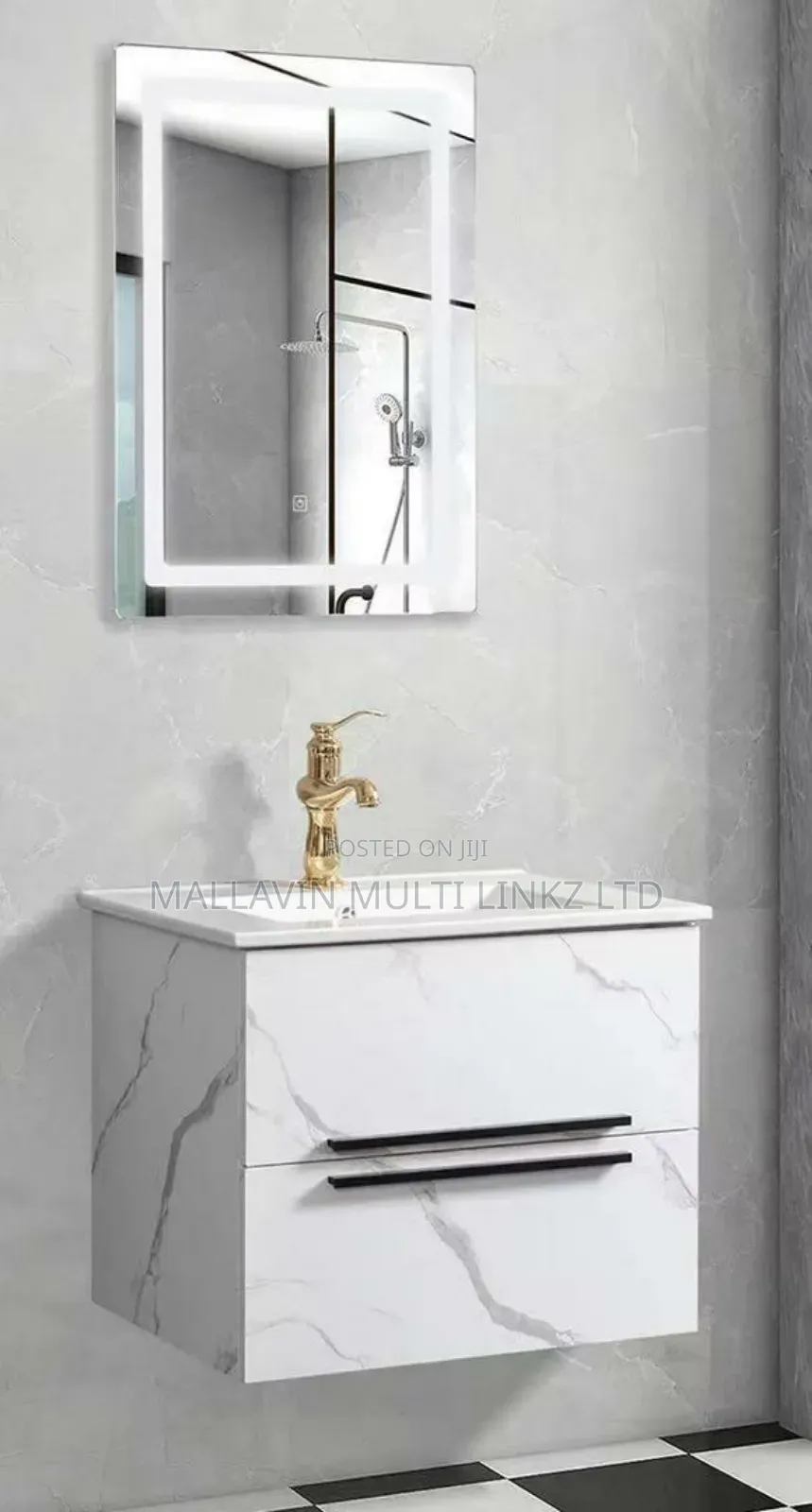 Wall Hung Cabinet Basins And Mirror Sets