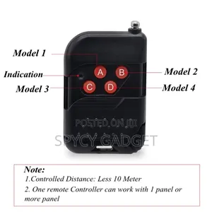 Solar LED Alarm Security Light Motion Detector With Remote