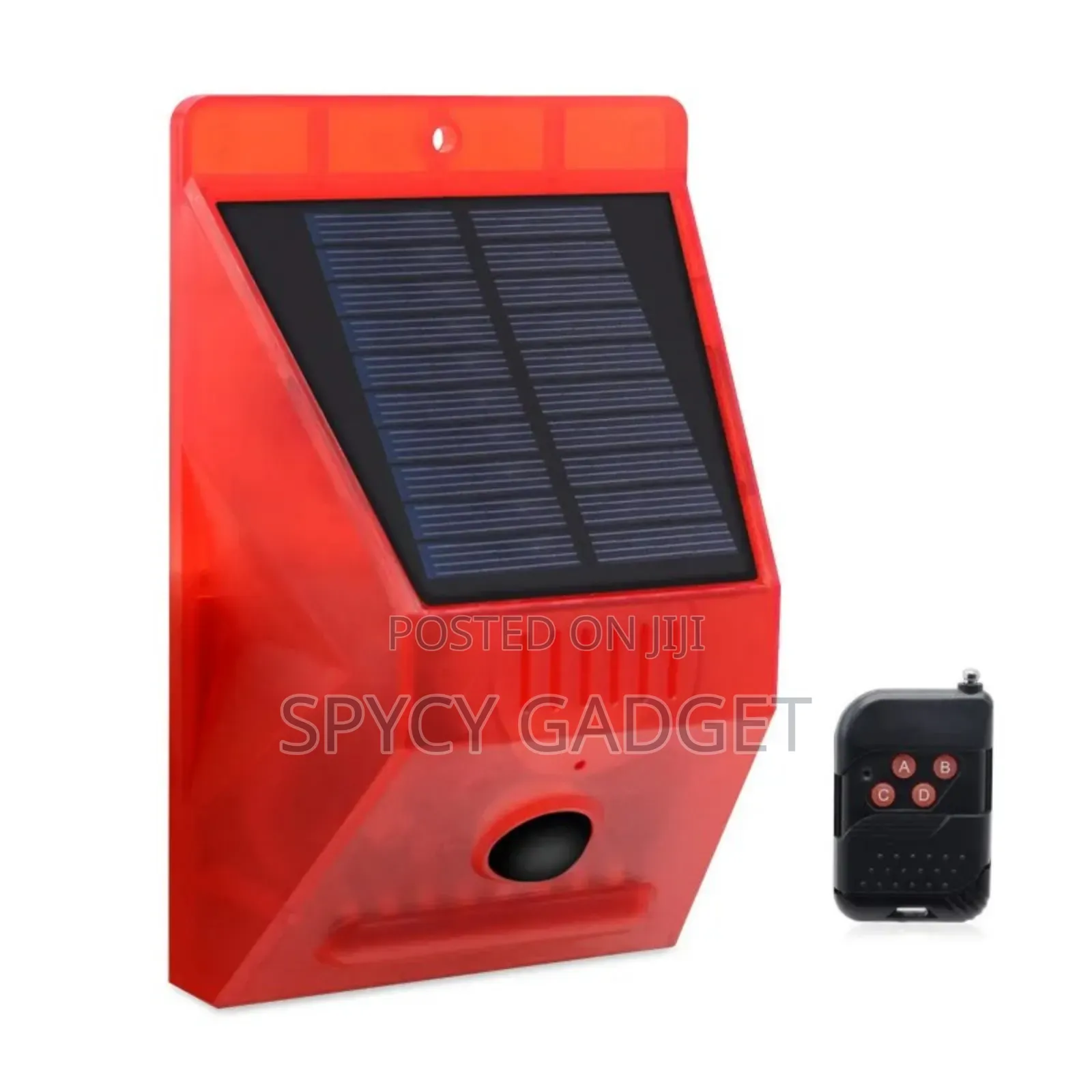 Solar LED Alarm Security Light Motion Detector With Remote