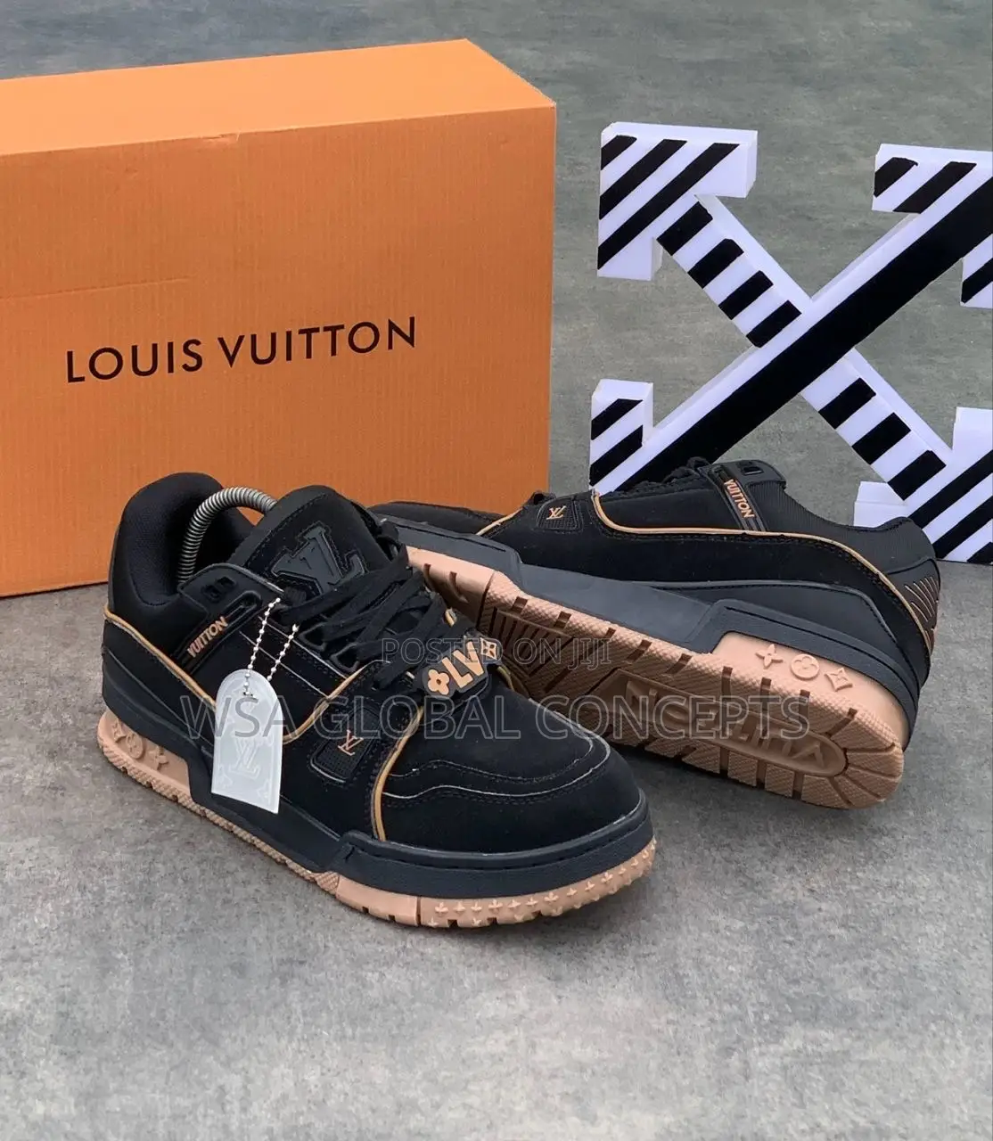 Luios Vuitton Trainer Maxi Black