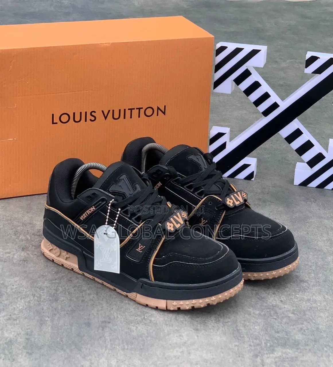 Luios Vuitton Trainer Maxi Black