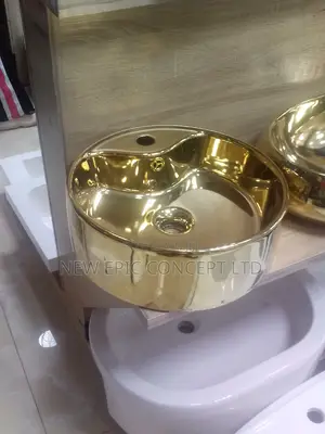 Gold Wash Hand Basin