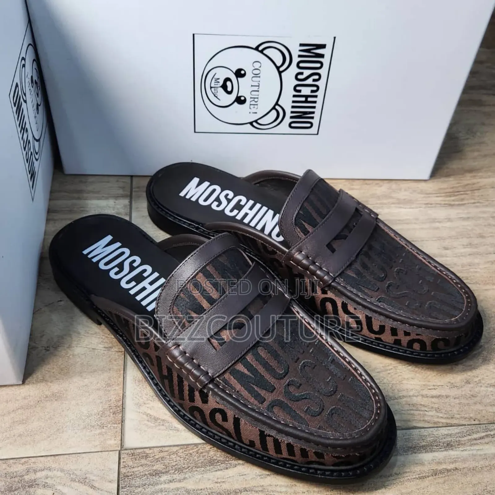 Original MOSCHINO Half Shoes Available in Store