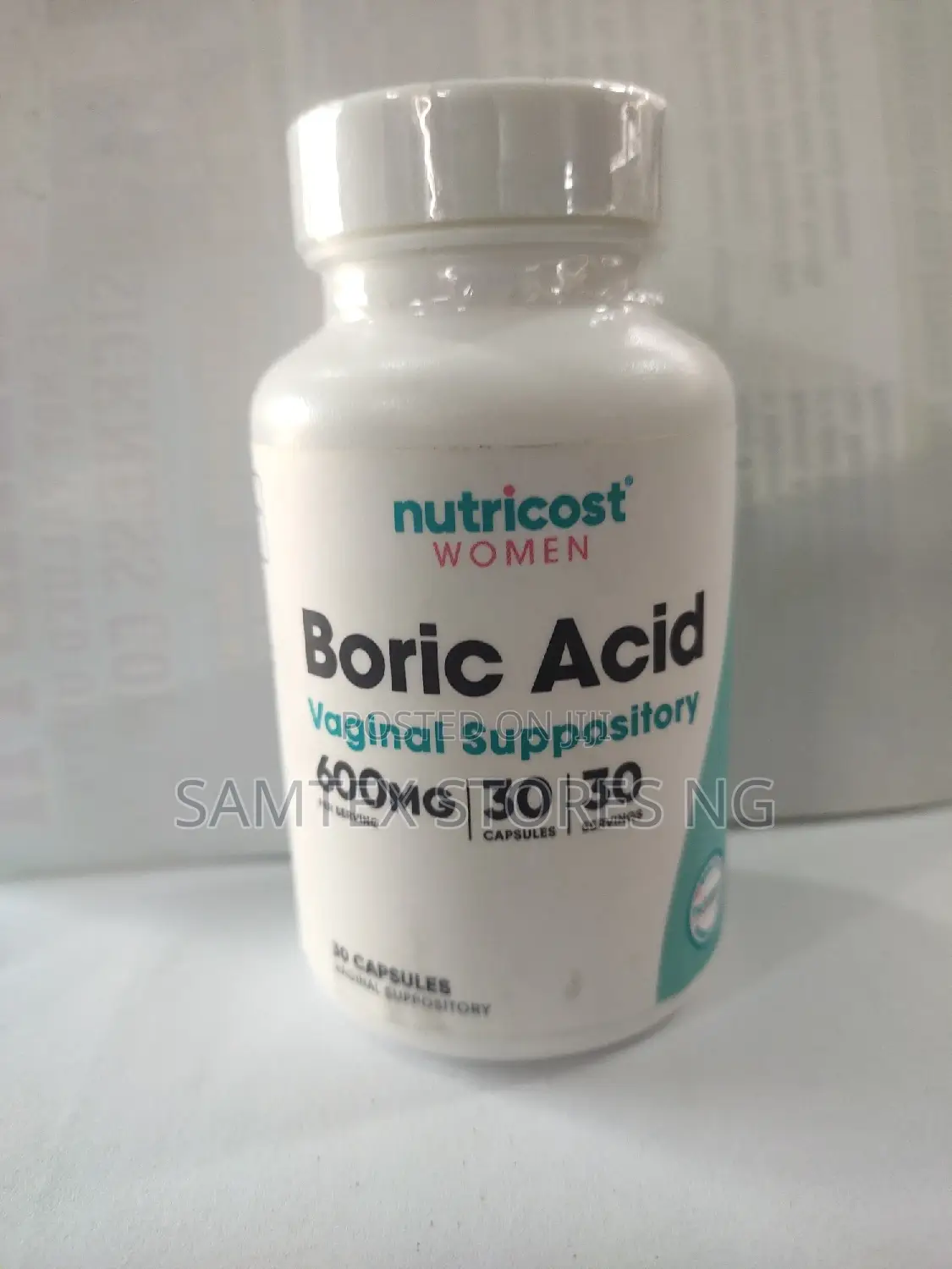 Boric ACID Vaginal Suppository.