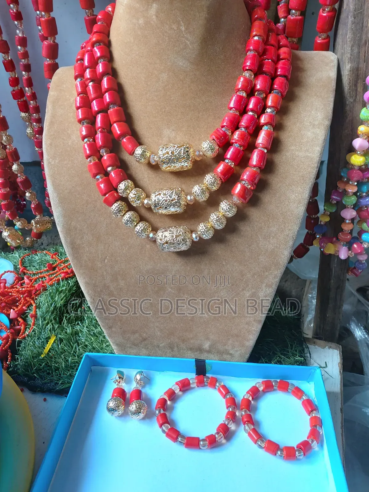 Beaded Necklace 2 Layers