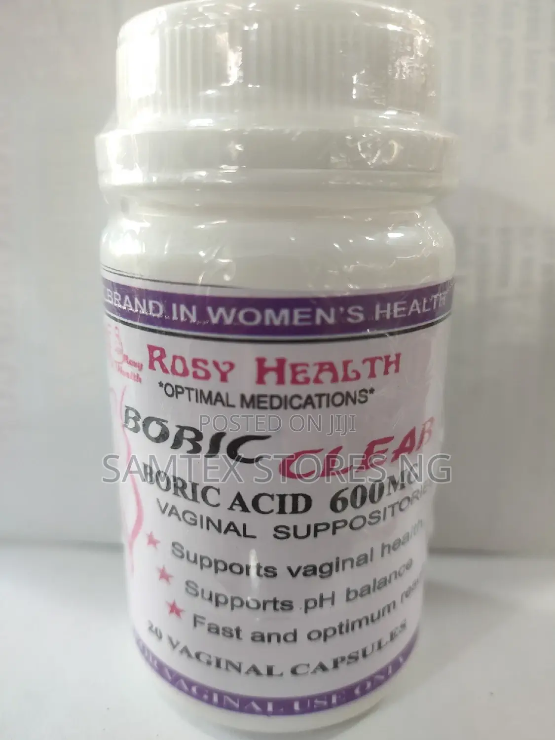 Boric Acid Caps.