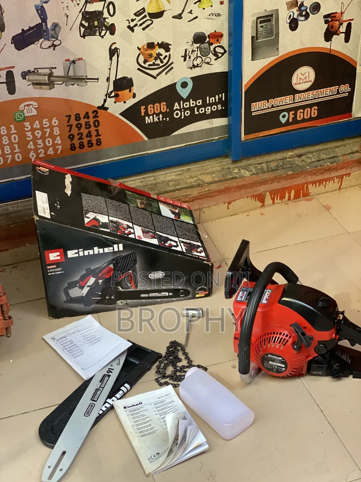 Made in Germany Einhell Petrol Chainsaw Machine