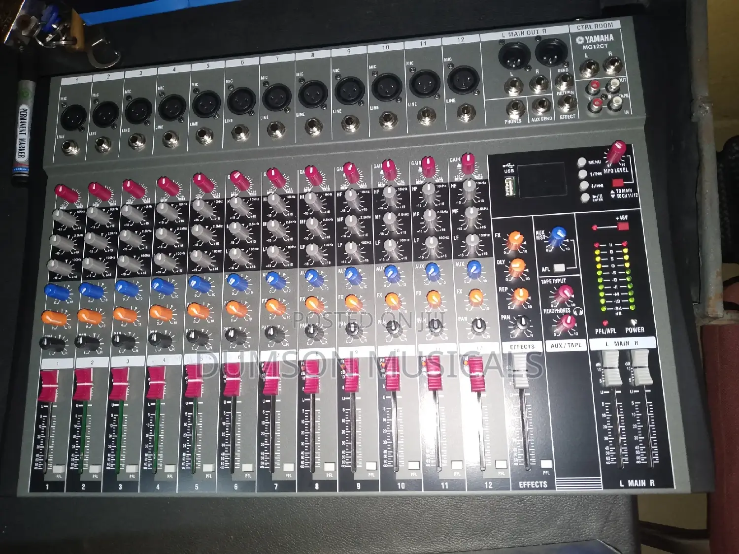 12 Channel Yamaha Mixer