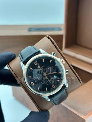 Patek Philippe Chronograph Leather Watch
