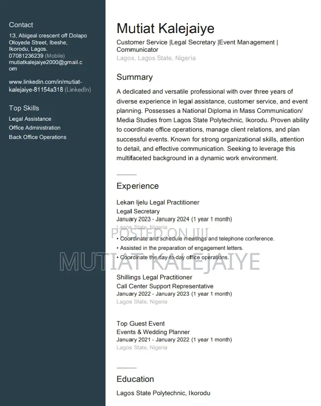 Event /Job