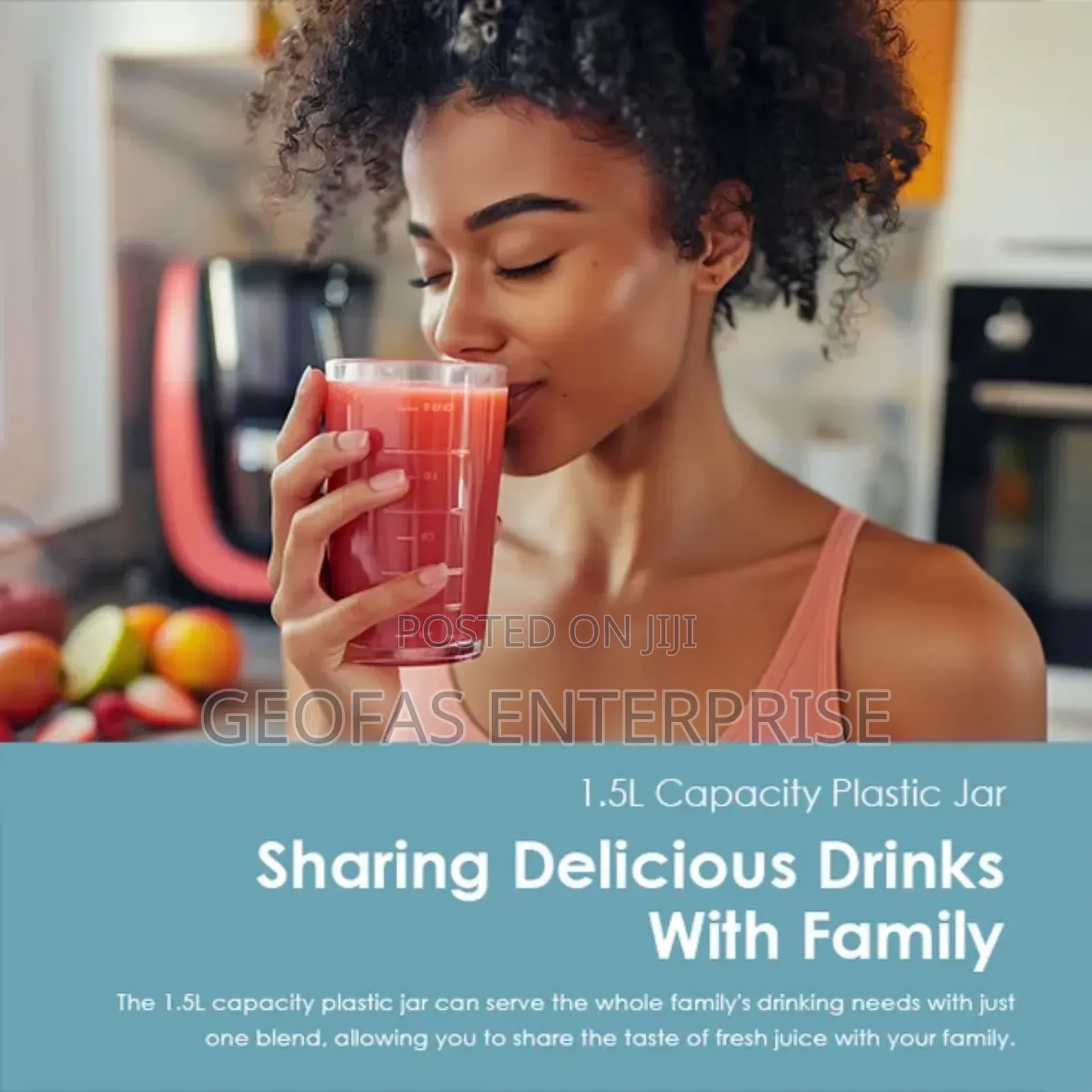Oraimo Smartblender Sleek 1.5L 2 Speeds Blender